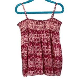 Bonpoint Spaghetti Strap Boho Tribal Top Size 8